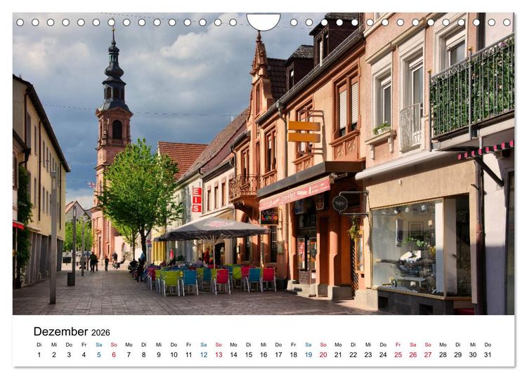 Produktbild: Schwetzingen - Ansichtssache (Wandkalender 2026 DIN A4 quer), CALVENDO Monatskalender