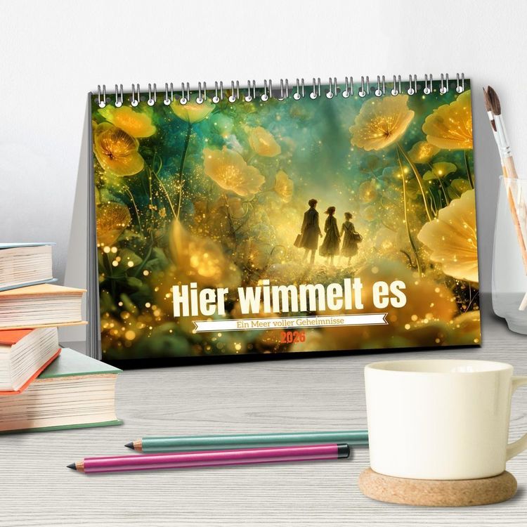 Produktbild: Hier wimmelt es (Tischkalender 2026 DIN A5 quer), CALVENDO Monatskalender
