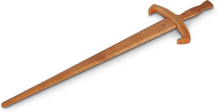 Produktbild: BestSaller 1116 - Magisches Langschwert Merlin, Birkenholz ge&ouml;lt, ca.75cm, Holz-Schwert, Zauberschwert