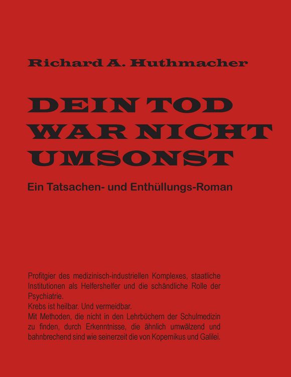 Produktbild: Dein Tod war nicht umsonst