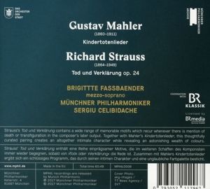 Produktbild: Kindertotenlieder,Tod und Verkl&auml;rung