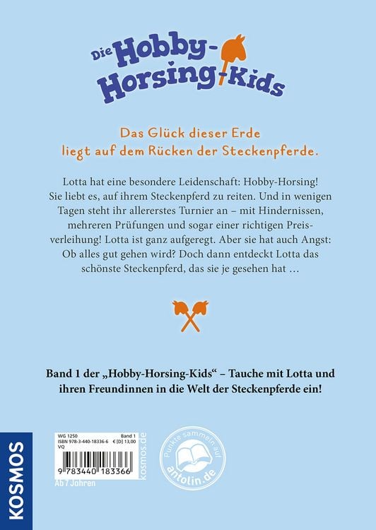 Produktbild: Die Hobby-Horsing-Kids, 1, Ein Steckenpferd f&uuml;r Lotta