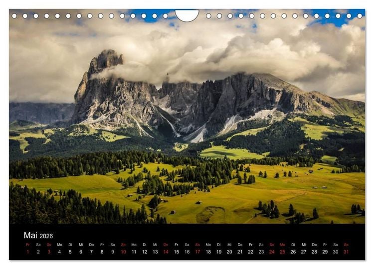 Produktbild: Bergpixel "H&ouml;henrausch und Leidenschaft" (Wandkalender 2026 DIN A4 quer), CALVENDO Monatskalender
