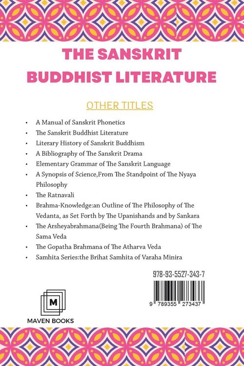 Produktbild: The Sanskrit Buddhist Literature