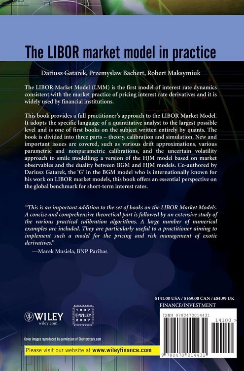 Produktbild: The LIBOR Market Model in Practice