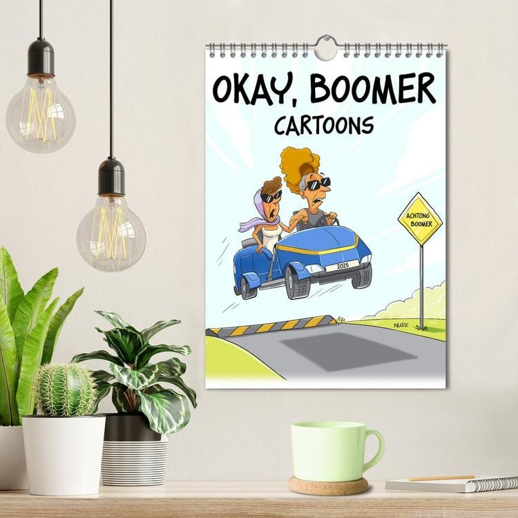 Produktbild: Okay, Boomer - Cartoons (Wandkalender 2026 DIN A4 hoch), CALVENDO Monatskalender
