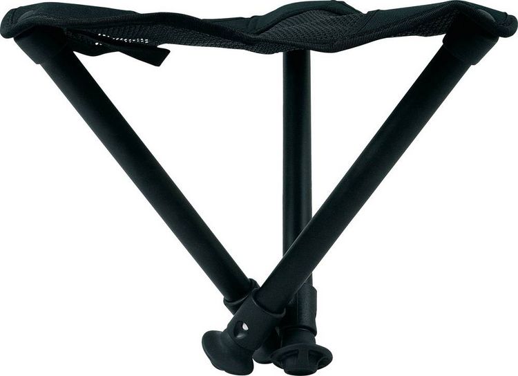 Produktbild: Walkstool Comfort XL Klapphocker Schwarz, Silber 63547 Belastbarkeit (Gewicht) (max.) 225 kg