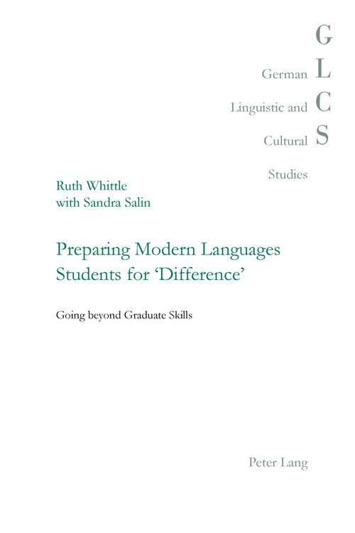 Produktbild: Preparing Modern Languages Students for 'Difference'