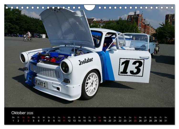 Produktbild: Trabantfahrertreffen Zwickau (Wandkalender 2026 DIN A4 quer), CALVENDO Monatskalender