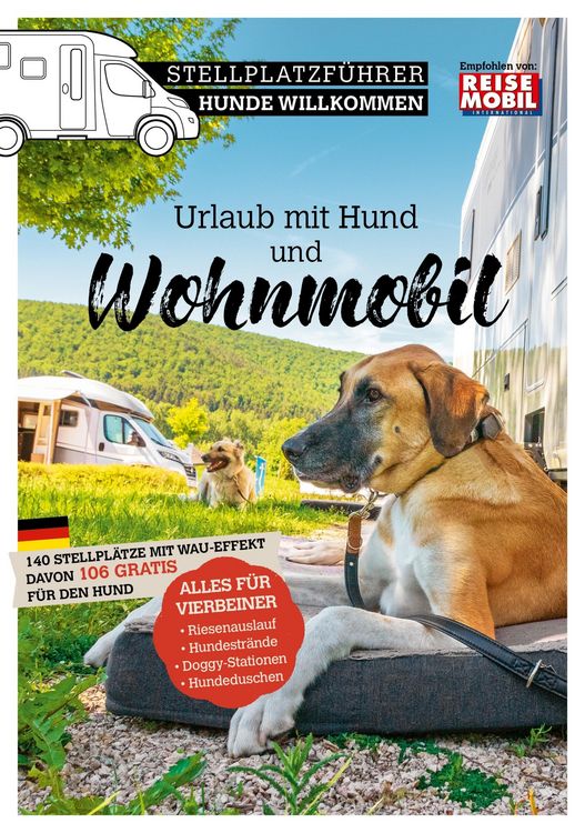 Produktbild: Stellplatzf&uuml;hrer Hunde Willkommen