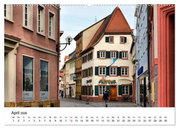 Produktbild: Landau in der Pfalz - Ansichtssache (hochwertiger Premium Wandkalender 2026 DIN A2 quer), Kunstdruck in Hochglanz