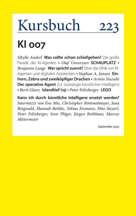 Produktbild: Kursbuch 223