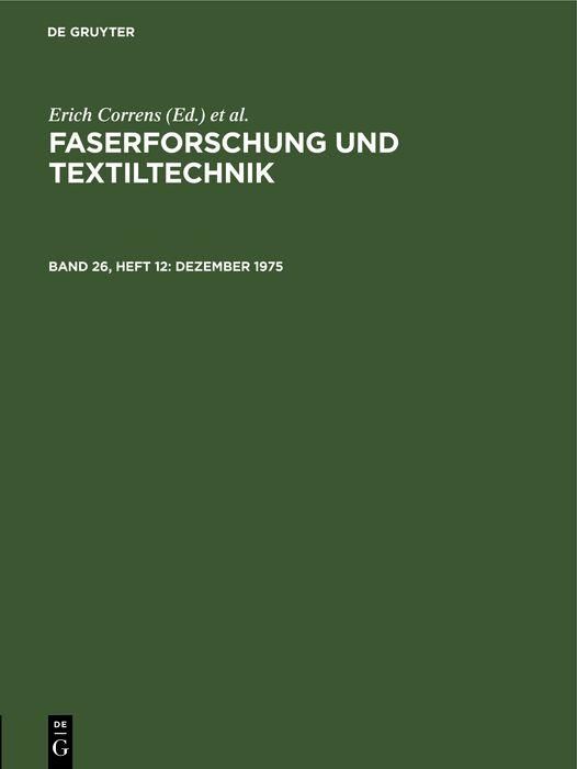 Produktbild: Dezember 1975