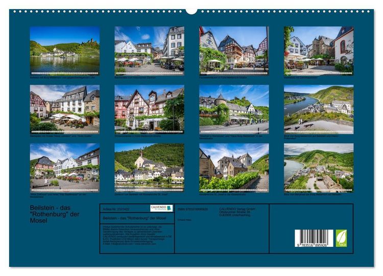 Produktbild: Beilstein - das "Rothenburg" der Mosel (hochwertiger Premium Wandkalender 2027 DIN A2 quer), Kunstdruck in Hochglanz