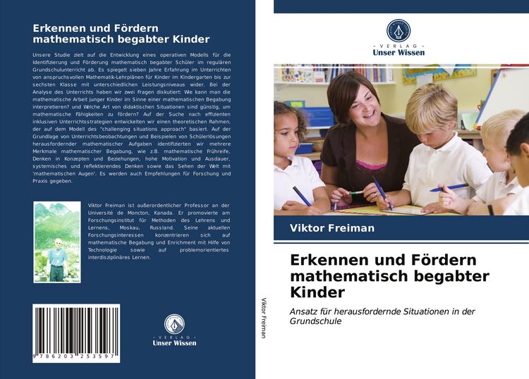 Produktbild: Erkennen und F&ouml;rdern mathematisch begabter Kinder