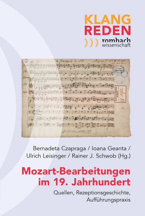 Produktbild: Mozart-Bearbeitungen im 19. Jahrhundert