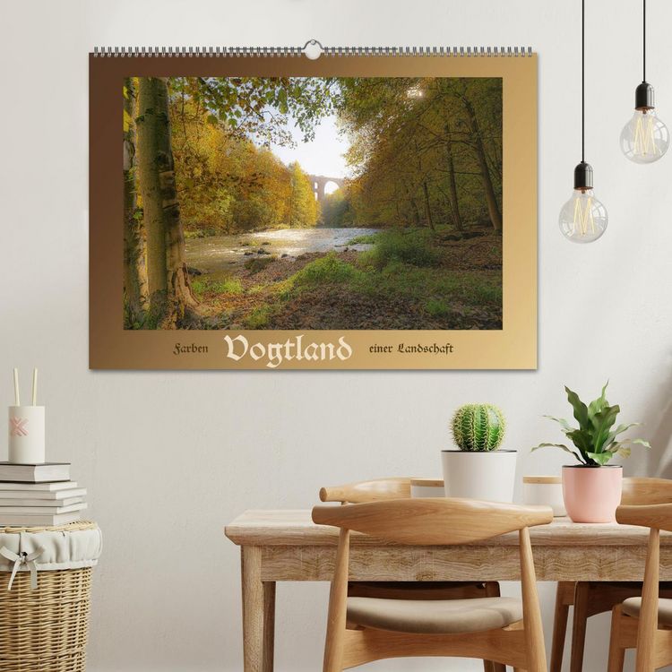 Produktbild: Vogtland - Farben einer Landschaft (Wandkalender 2026 DIN A2 quer), CALVENDO Monatskalender