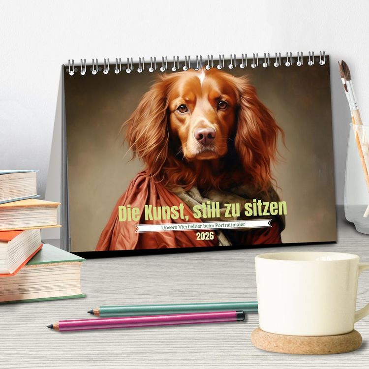 Produktbild: Die Kunst, still zu sitzen (Tischkalender 2026 DIN A5 quer), CALVENDO Monatskalender