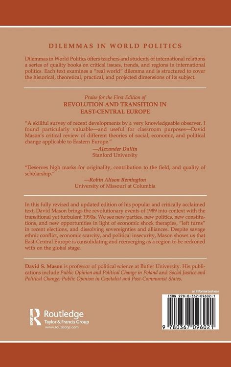 Produktbild: Revolution And Transition In East-central Europe