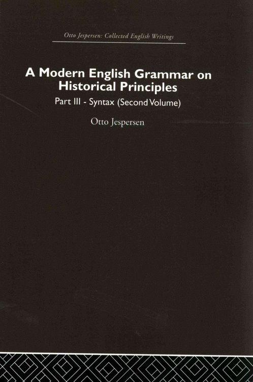 Produktbild: A Modern English Grammar on Historical Principles