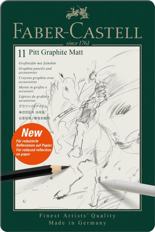 Produktbild: Faber-Castell Pitt Graphite Matt Set, 11er Metalletui