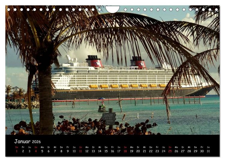 Produktbild: Kreuzfahrt erleben (Wandkalender 2026 DIN A4 quer), CALVENDO Monatskalender