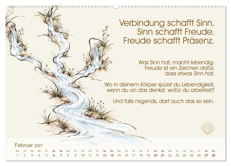 Produktbild: Arbeit ist Beziehung (hochwertiger Premium Wandkalender 2027 DIN A2 quer), Kunstdruck in Hochglanz