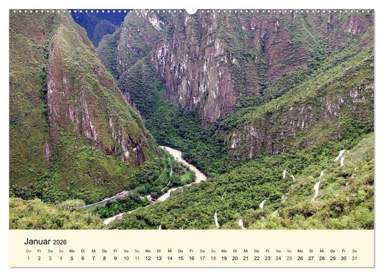 Produktbild: Im Land der Inka (hochwertiger Premium Wandkalender 2026 DIN A2 quer), Kunstdruck in Hochglanz