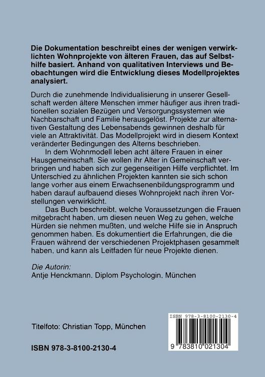 Produktbild: Aufbruch in ein gemeinsames Altern