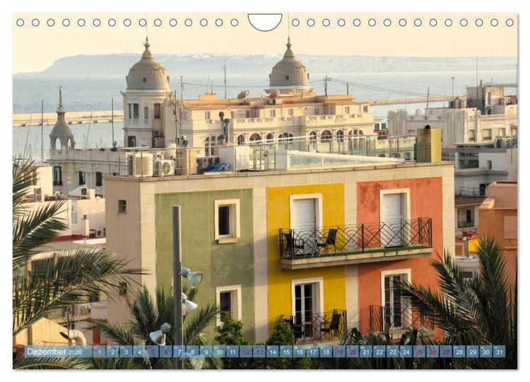 Produktbild: Alicante - Benidorm - Calp (Wandkalender 2026 DIN A4 quer), CALVENDO Monatskalender