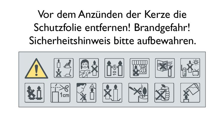 Produktbild: Stumpenkerze - Schutz und Segen