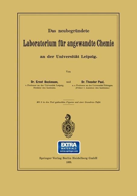 Produktbild: Das neubegr&uuml;ndete Laboratorium f&uuml;r angewandte Chemie an der Universit&auml;t Leipzig