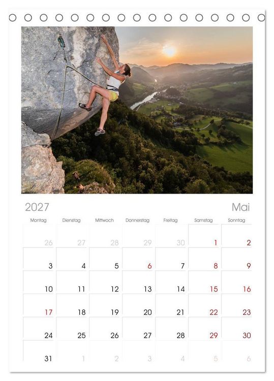 Produktbild: Tischplaner 2027 - Climbing Solutions - Bergsport weltweit (A5 Tischkalender zum Aufstellen) CALVENDO