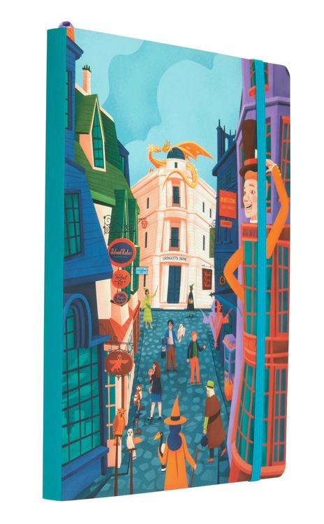 Produktbild: Harry Potter: Exploring Diagon Alley Softcover Notebook
