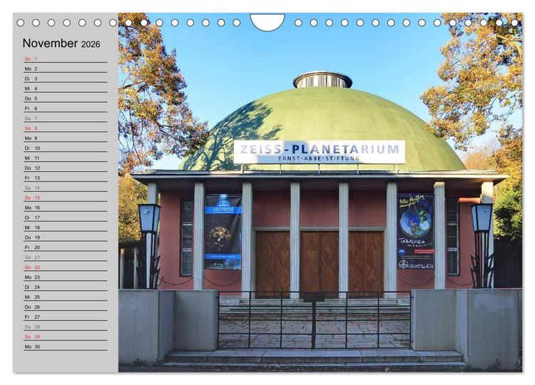 Produktbild: Jena in Th&uuml;ringen (Wandkalender 2026 DIN A4 quer), CALVENDO Monatskalender