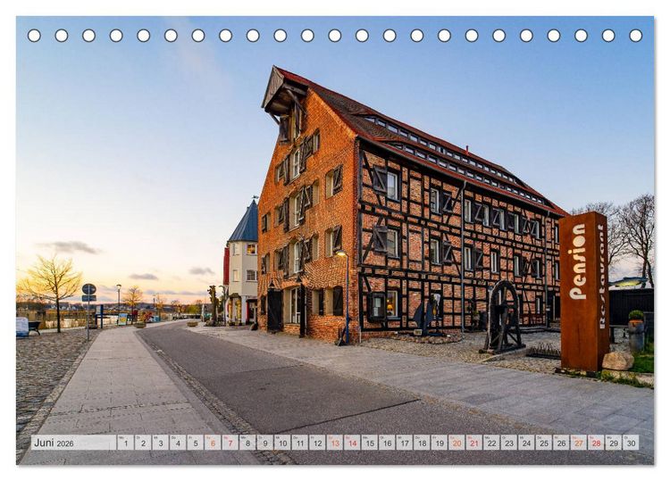 Produktbild: Wolgast Impressionen (Tischkalender 2026 DIN A5 quer), CALVENDO Monatskalender