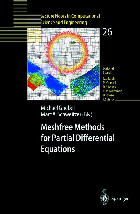 Produktbild: Meshfree Methods for Partial Differential Equations