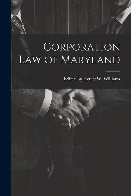Produktbild: Corporation Law of Maryland