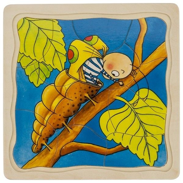 Produktbild: Schichtenpuzzle Die Raupe