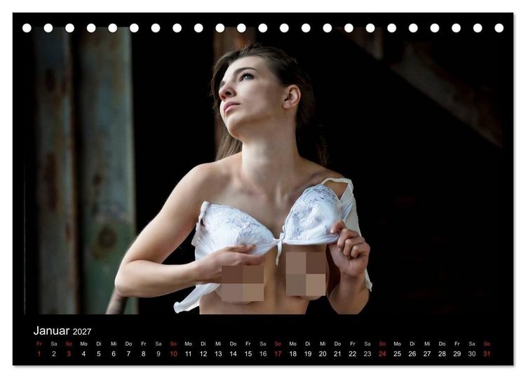 Produktbild: Outdoor Aktkalender 2027 (Tischkalender 2027 DIN A5 quer), CALVENDO Monatskalender