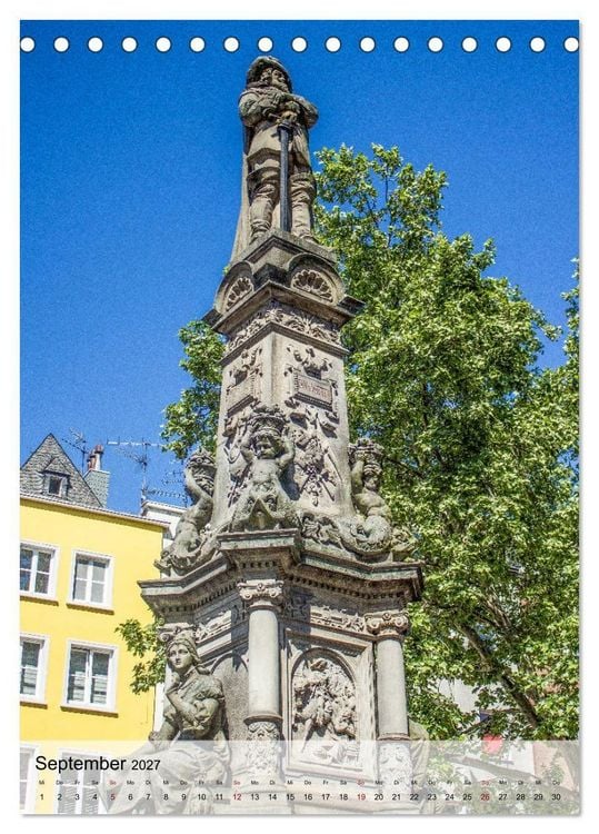 Produktbild: Geschichtstr&auml;chtiges K&ouml;ln (Tischkalender 2027 DIN A5 hoch), CALVENDO Monatskalender