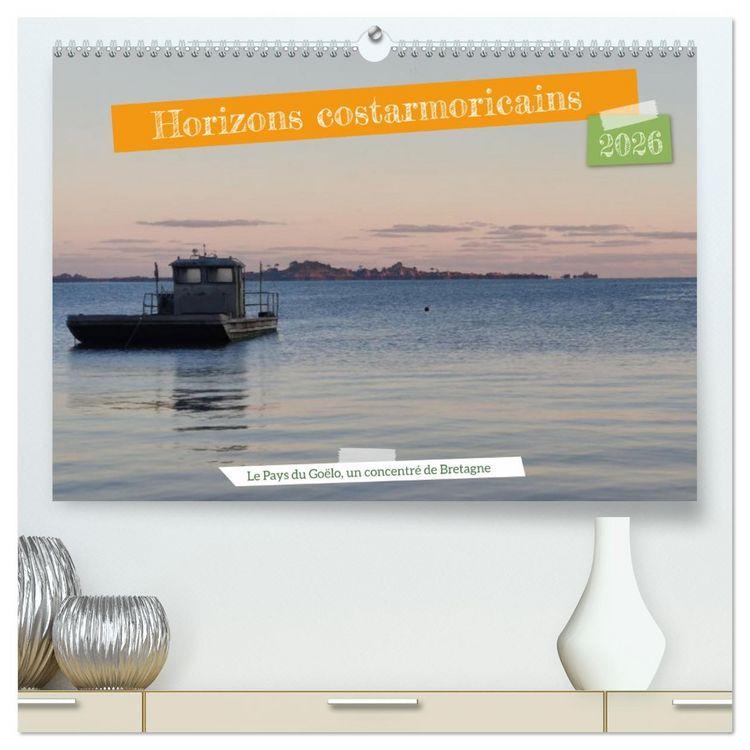 Produktbild: Horizons costarmoricains (Calendrier mural 2026 DIN A2 vertical) calendrier de bureau