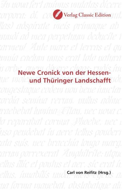 Produktbild: Newe Cronick von der Hessen- und Th&uuml;ringer Landschafft