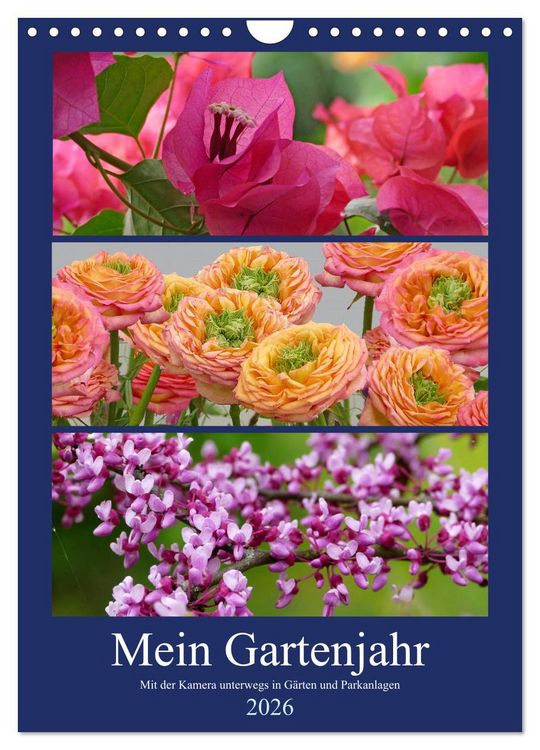 Produktbild: Mein Gartenjahr - Mit der Kamera unterwegs in G&auml;rten und Parkanlagen (Wandkalender 2026 DIN A4 hoch), CALVENDO Monatskalender