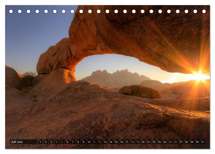 Produktbild: Wildes Namibia (Tischkalender 2026 DIN A5 quer), CALVENDO Monatskalender