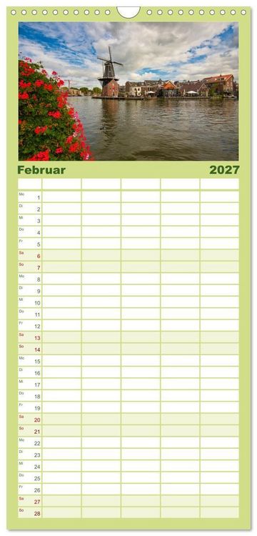 Produktbild: Familienplaner 2027 - Streifzug durch Nordholland mit 5 Spalten (Wandkalender, 21 x 45 cm) CALVENDO