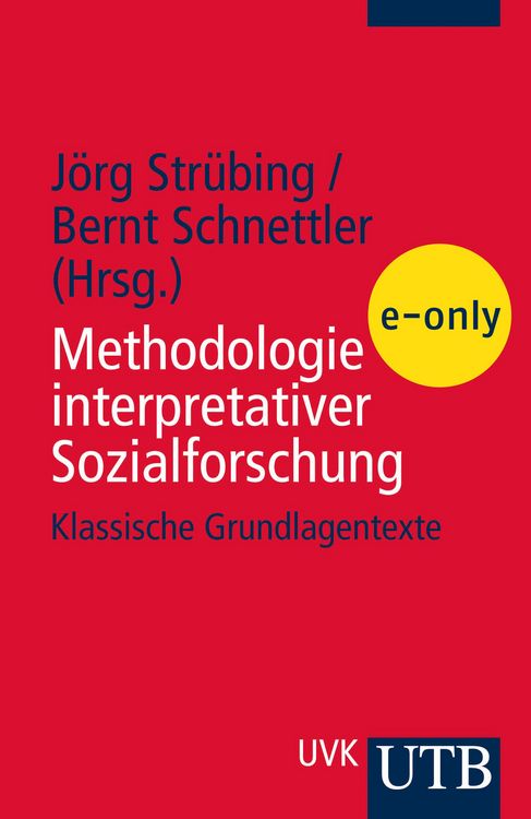 Produktbild: Methodologie interpretativer Sozialforschung