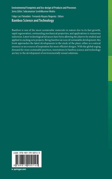 Produktbild: Bamboo Science and Technology