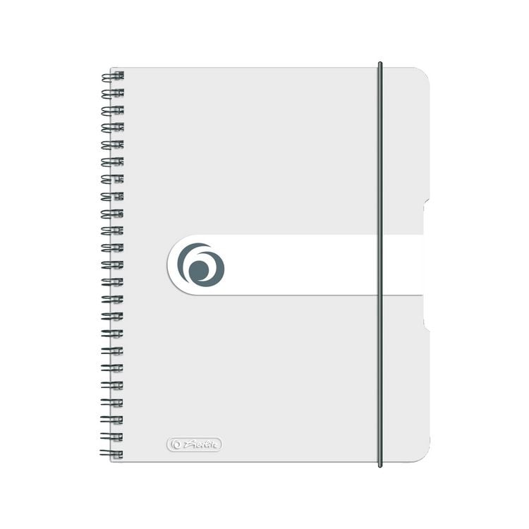 Produktbild: Herlitz Spiralblock A5 to go 80 Blatt kariert transparent