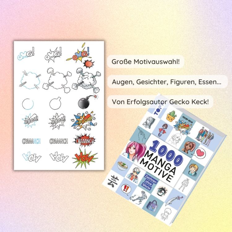 Produktbild: 1000 Manga Motive zeichnen